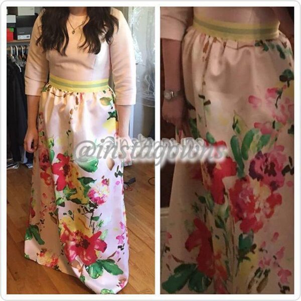 Printed Gown for Sale