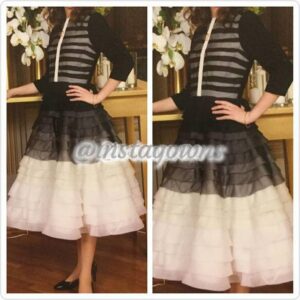 Gorgeous Elegant Beautiful Black & White Dress For Sale