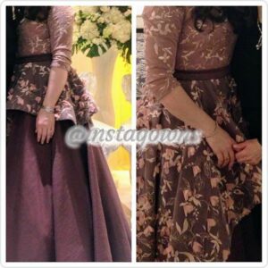 Beautiful Plum Color Gown for Rent or Sale
