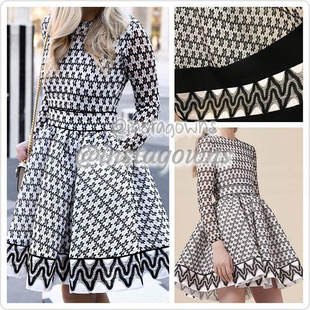 Maje Black/White Dress for Sale