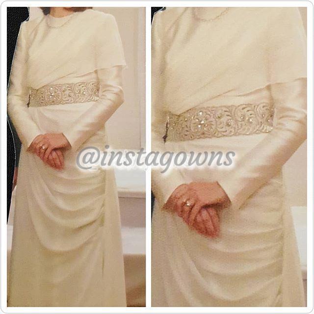 Beautiful Beaded Belt Ivory Mother of the Bride Gown for Sale