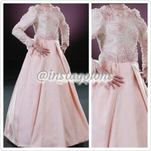 Stunning Custom made Blush Gown for Sale