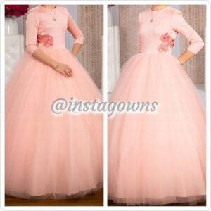 2 Gorgeous Custom made Designer Oscar Fabric & Tulle bottom Gowns for Rent or Sale