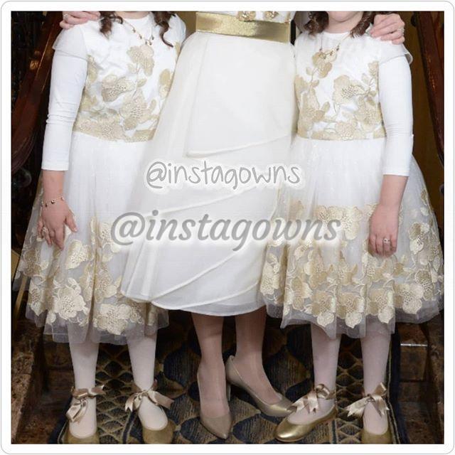 Girls White & Gold Dresses for Sale