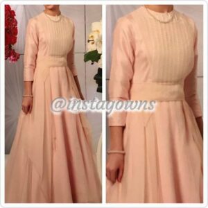 Custom Made Beautiful Blush Pink Young Teen Gown for Sale