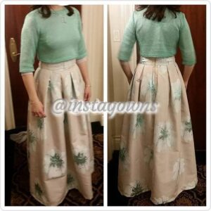 Beautiful Two Piece Gown for Sale