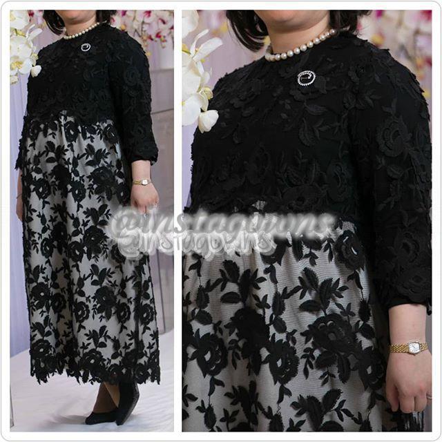 Custom Black & White Lace Maternity Gown for Rent or Sale