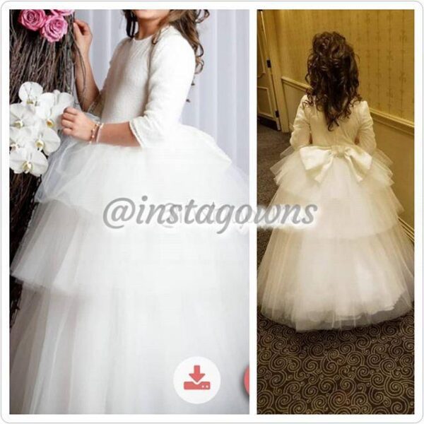 Beautiful Girls White Gown for Sale