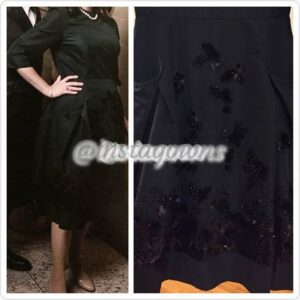 Magnificent Green & Black Dress for Sale