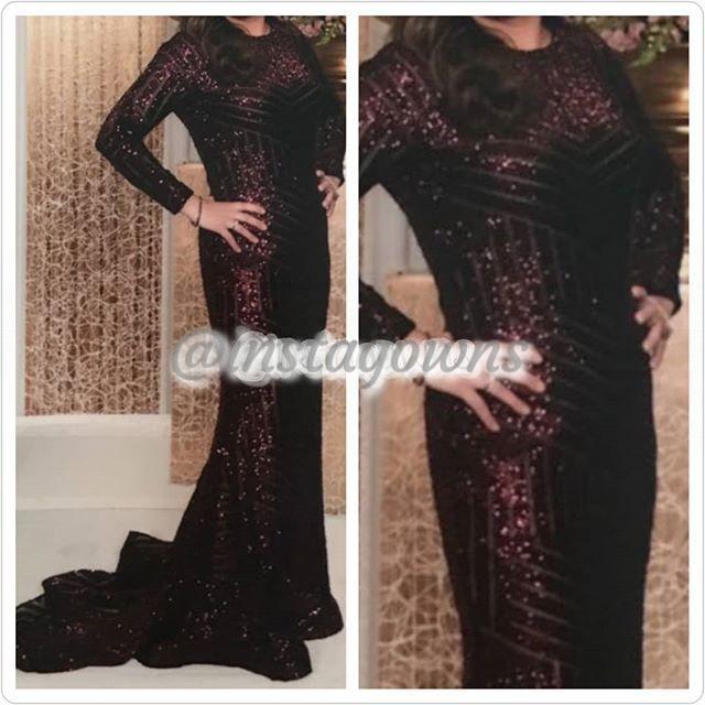 Beautiful Miri Sequined Burgundy Mother of the Bride Gown for Sale