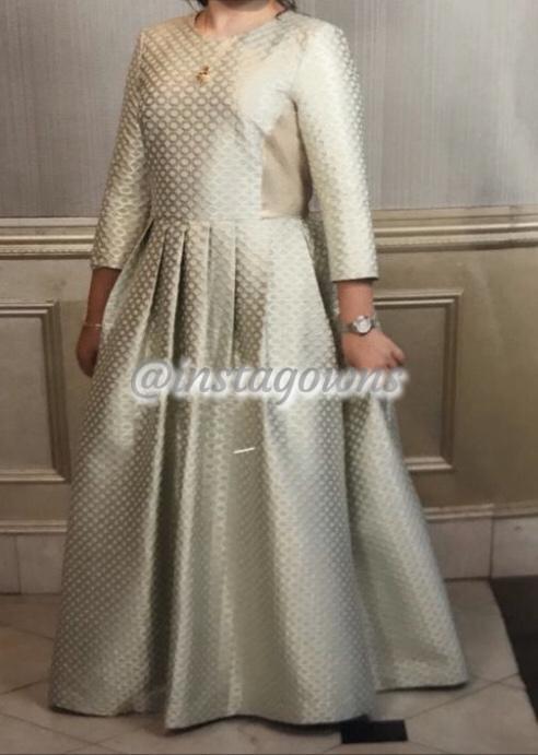 Two Front Row Beautiful Mint Green Gold Sister of the Bride Gowns for Sale