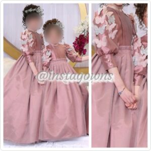 Unique Style Custom Designed Deep Pink Girls Gowns for Sale