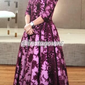 Miri’s Mother of Bride Cranberry Gown for Sale