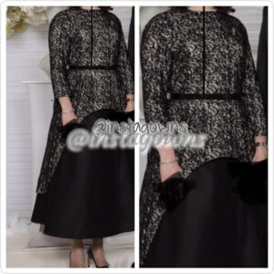 Beautiful Exquisite 2 Piece Black/White Dress for Sale