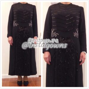 Euro Design Navy Blue Slenderizing Beaded Mother of the Bride Dress for Sale