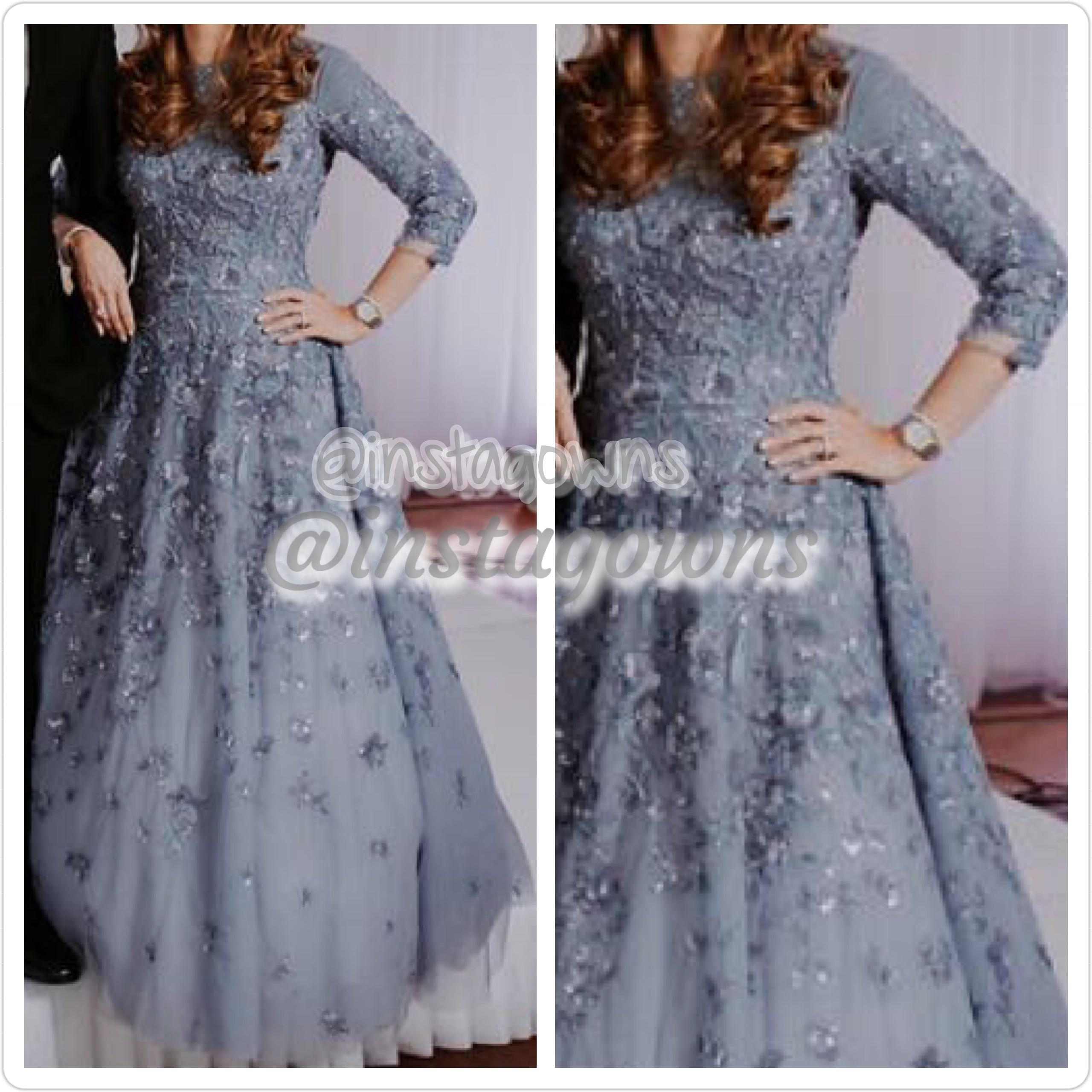 Zuhair Murad Light Blue/Grey Mother of the Bride Gown for Sale