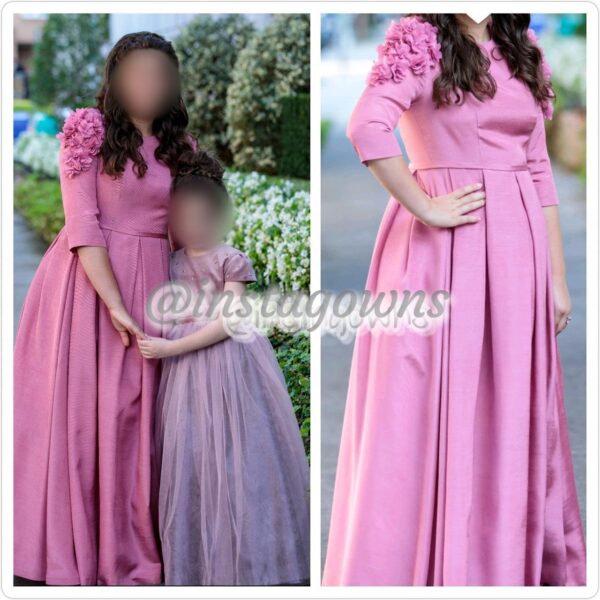 Beautiful Sophisticated Pink Custom Teen Gown for Sale