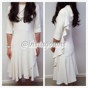 Gorgeous Custom Off White Vort/Wedding Dress for Sale