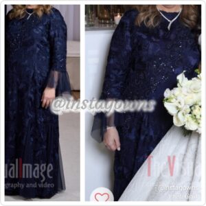 Gorgeous Mother of the Bride Navy Gown for Sale