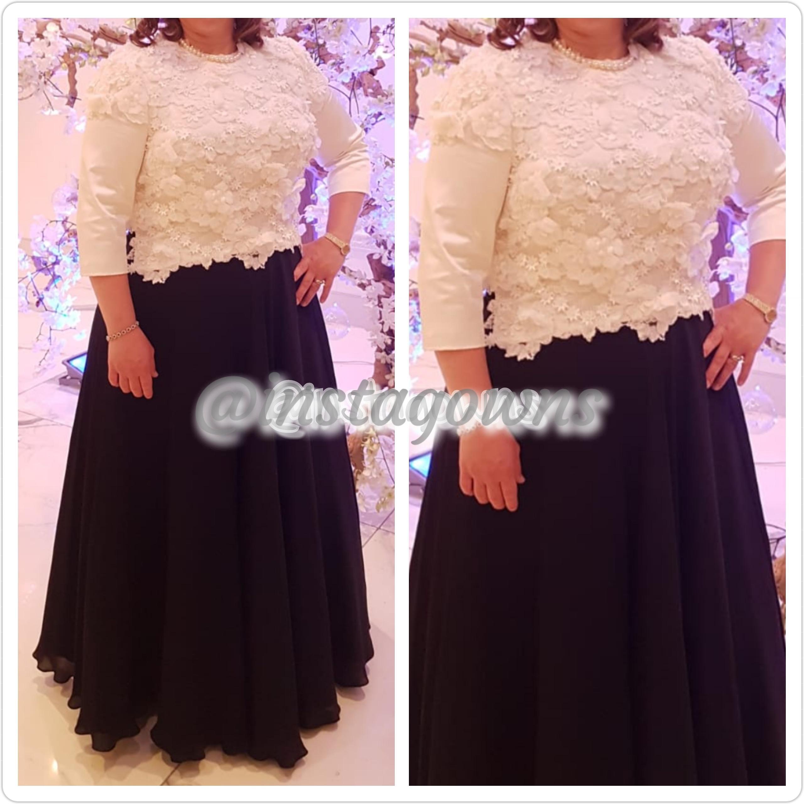 Black & White Gown for Sale