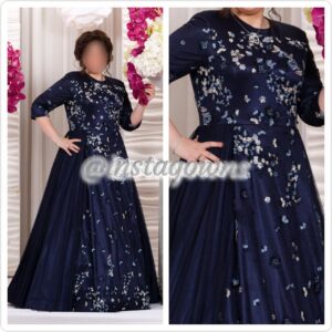 Beautiful Exquisite Navy Gown for Sale