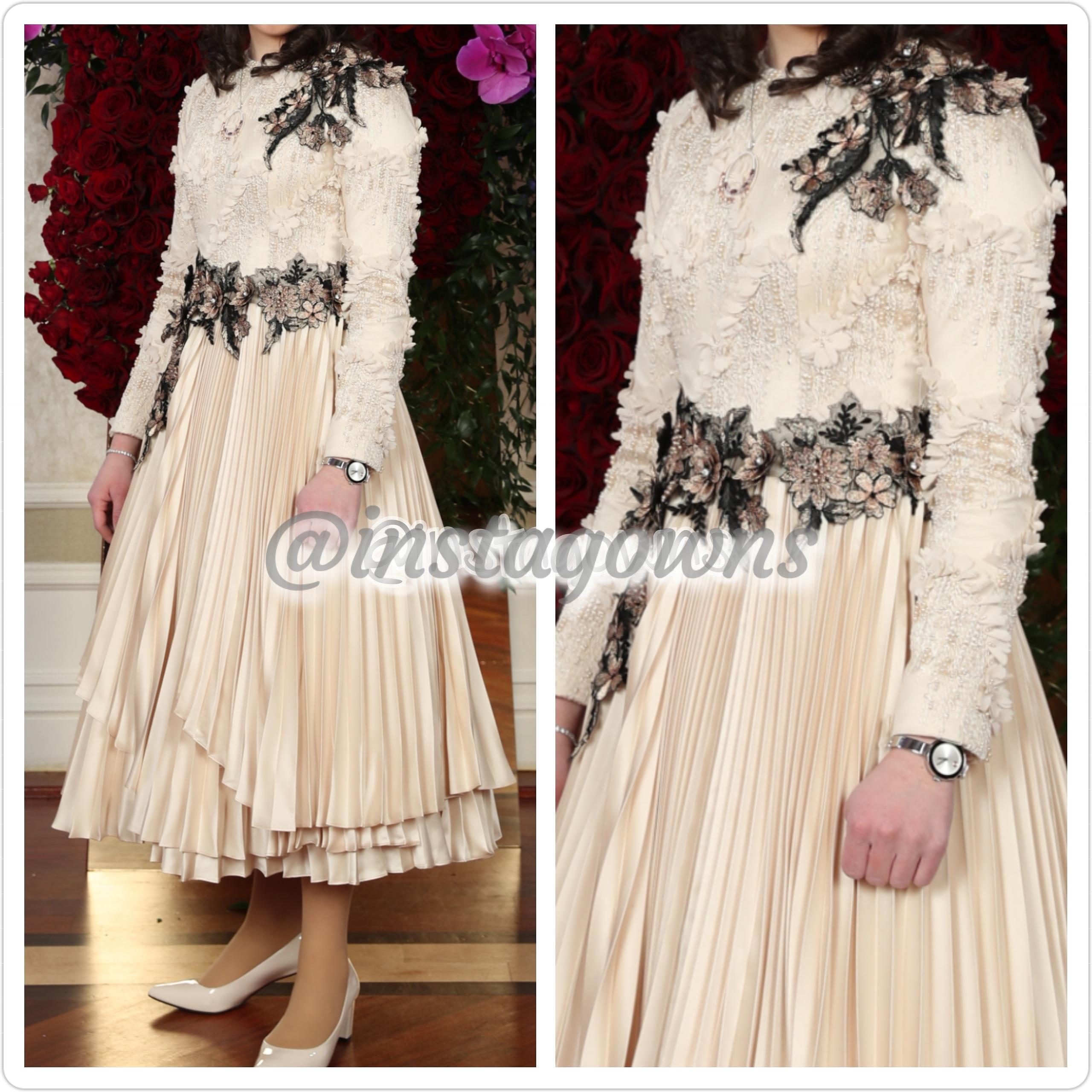Cream Detailed Dress for Sale