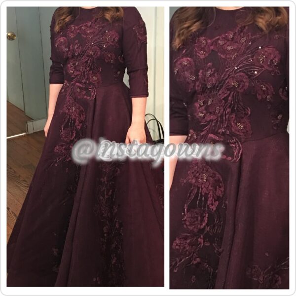 Stunning Miri's Plum 2018 Mother of Bride Gown for Sale