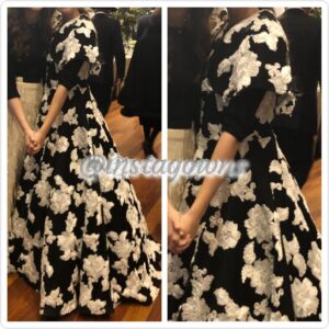 Miri Black & White Gown for Sale