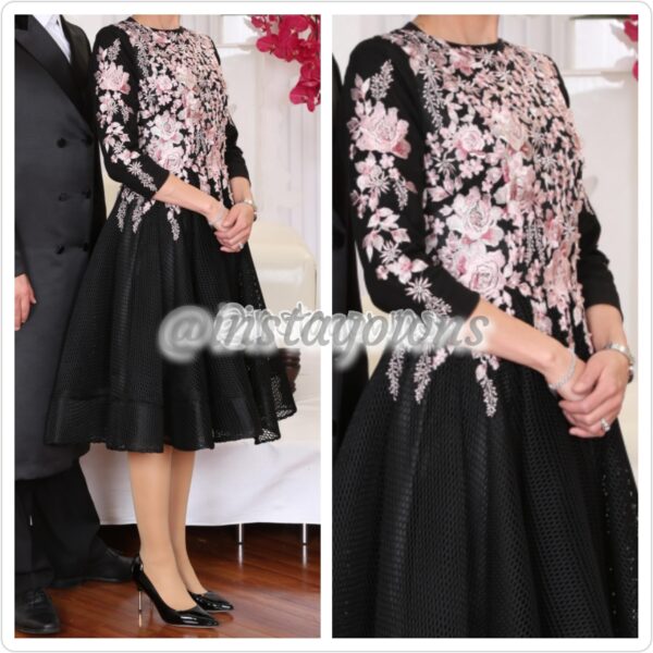 Black & Pink Wedding Dress for Sale
