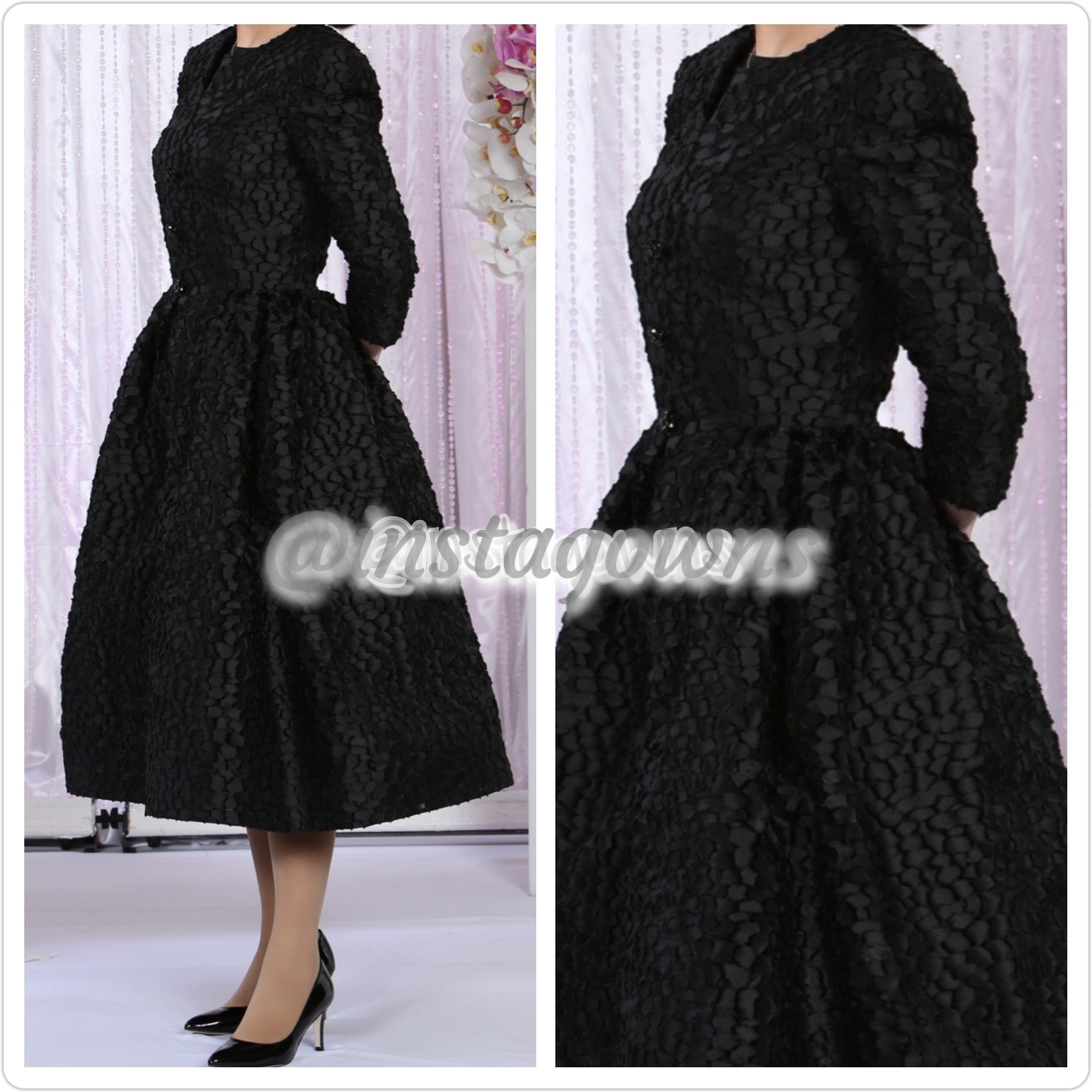 Designer Wayne Klark Black Dress for Sale