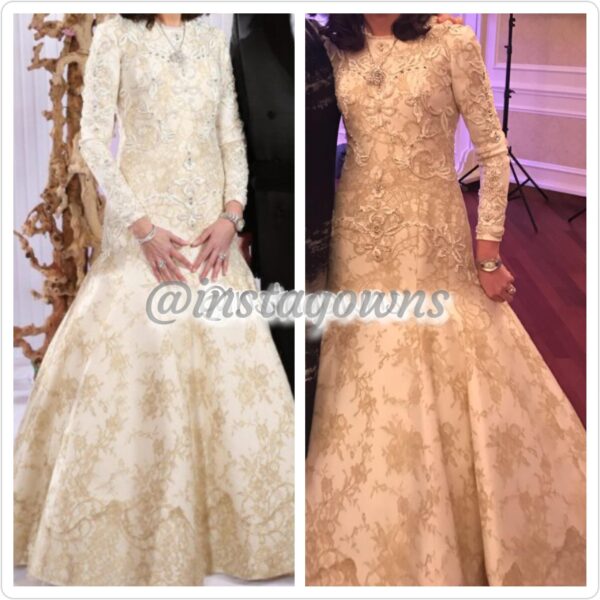 Magnificent Detailed Mermaid Esti's Off White Mother of the Bride Gown for Sale
