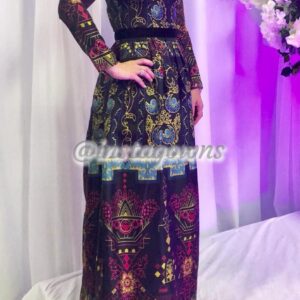 Multi Color Gown for Sale