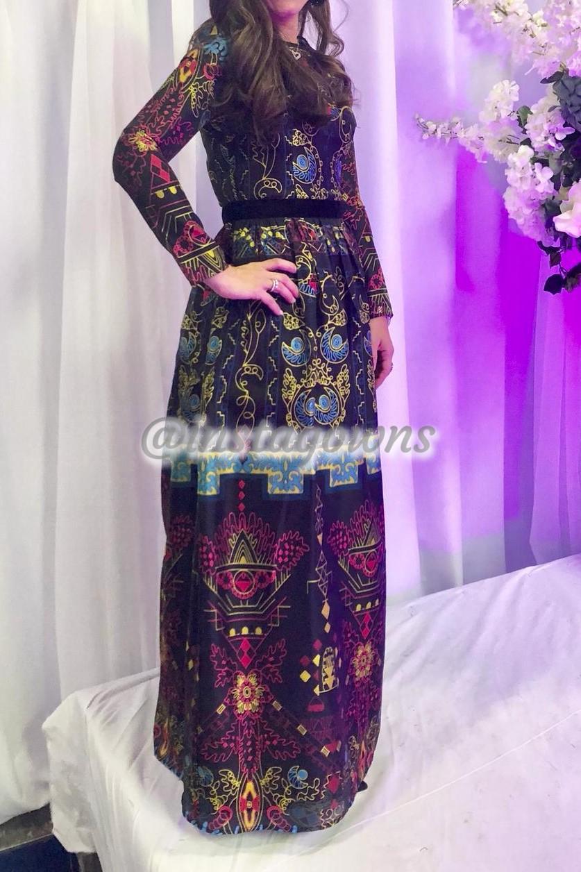 Multi Color Gown for Sale