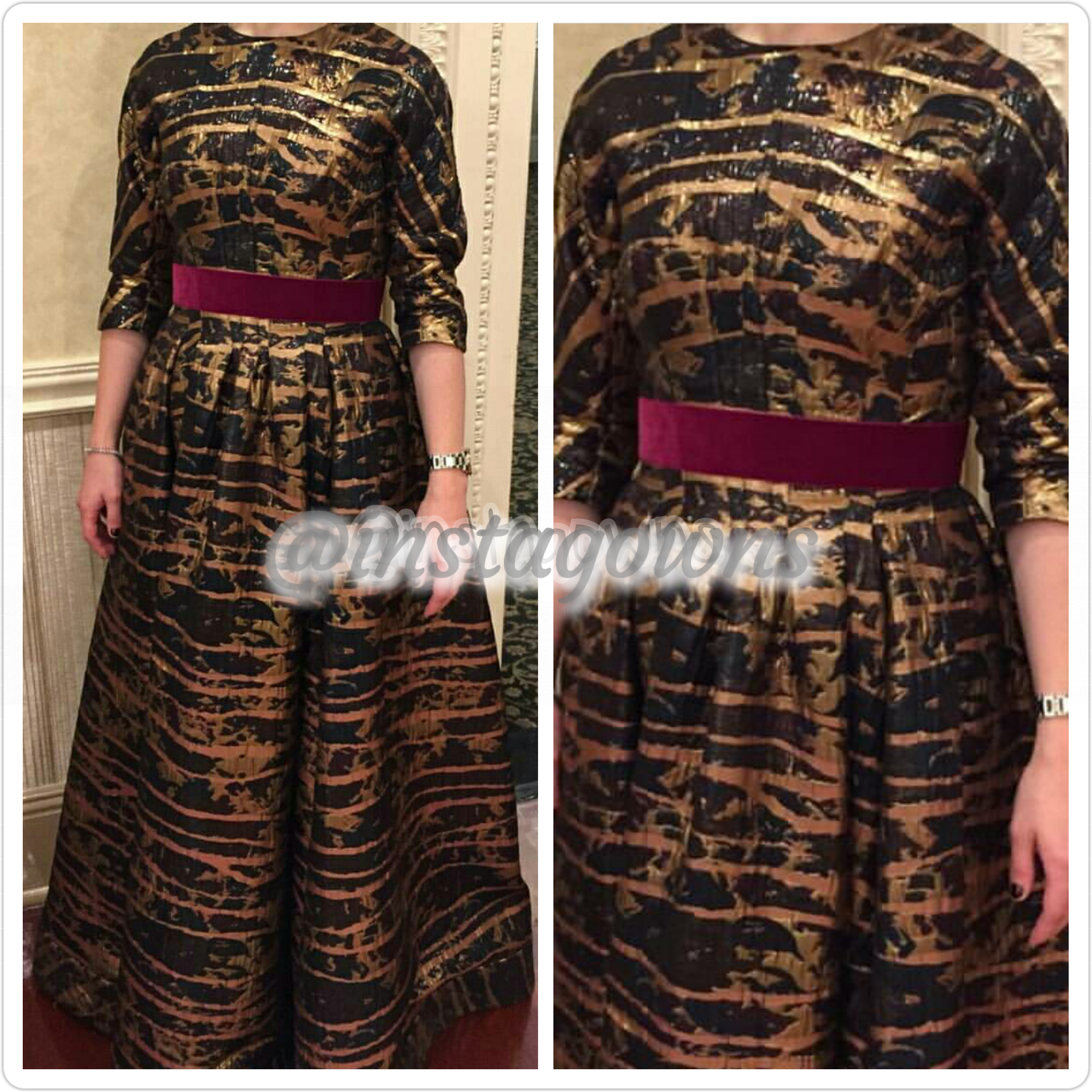 Stunning Iridescent Fall Colored Gown for Sale