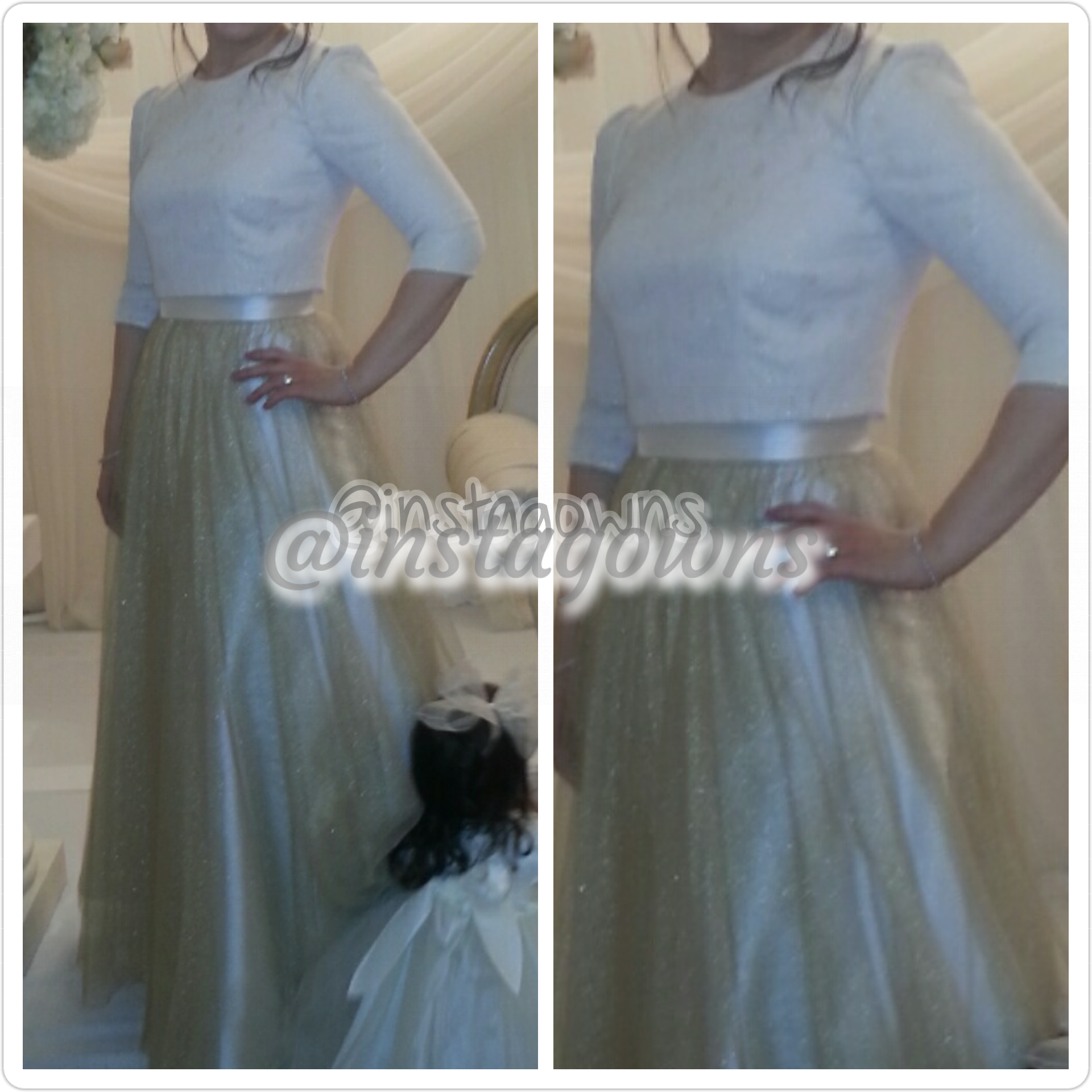 Two Piece Ball Gown for Sale