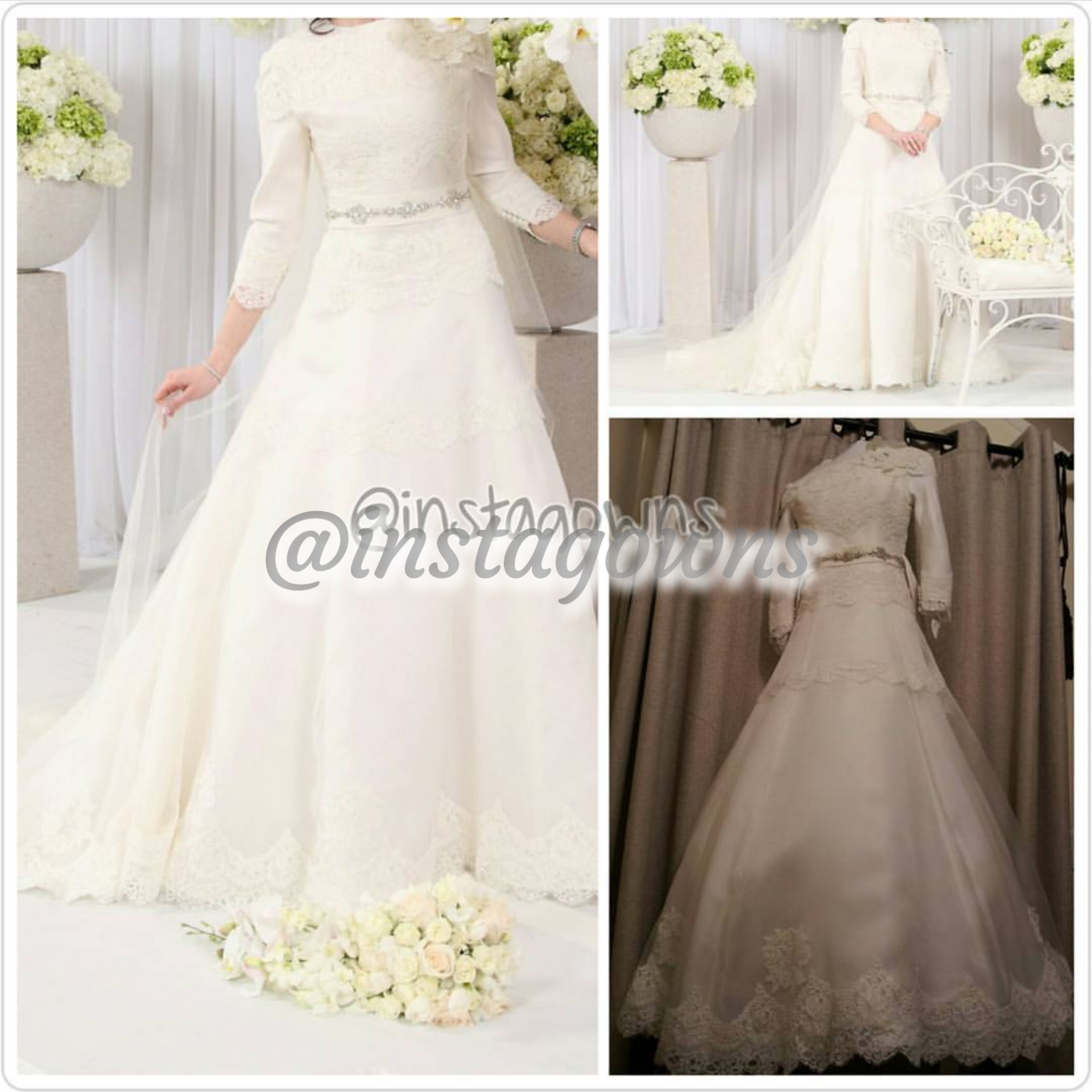 Kleinfeld Stunning Gown with Beaded Belt for Sale