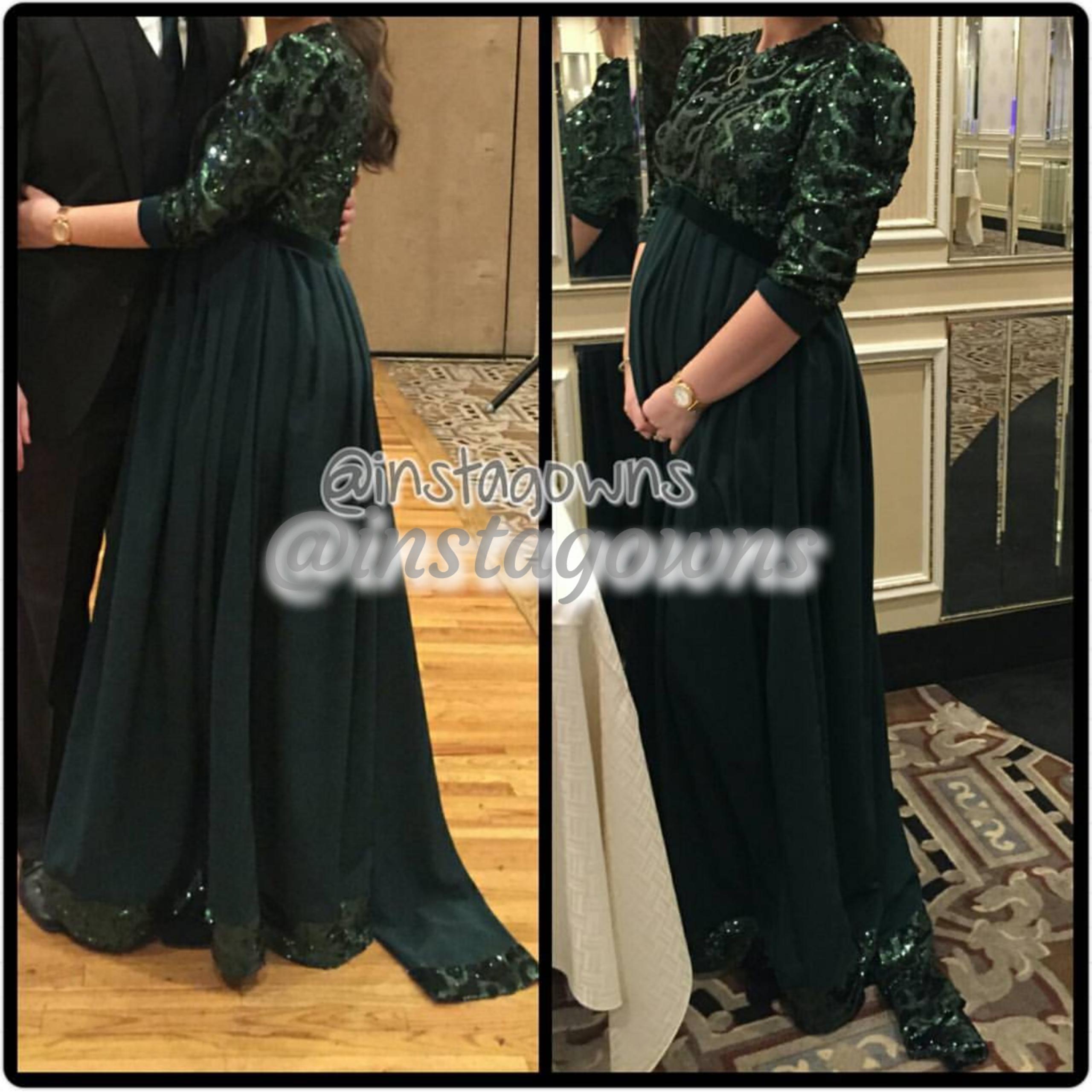Green Maternity Gown for Sale