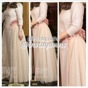Custom made Mother of the Bride Blush Gown for Sale
