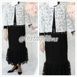 Designer Sachin & Babi Black & White Maternity Dress for Sale