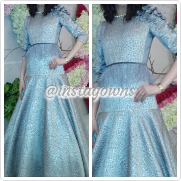 Magnificent Grey Sister of the Bride Gown for Sale