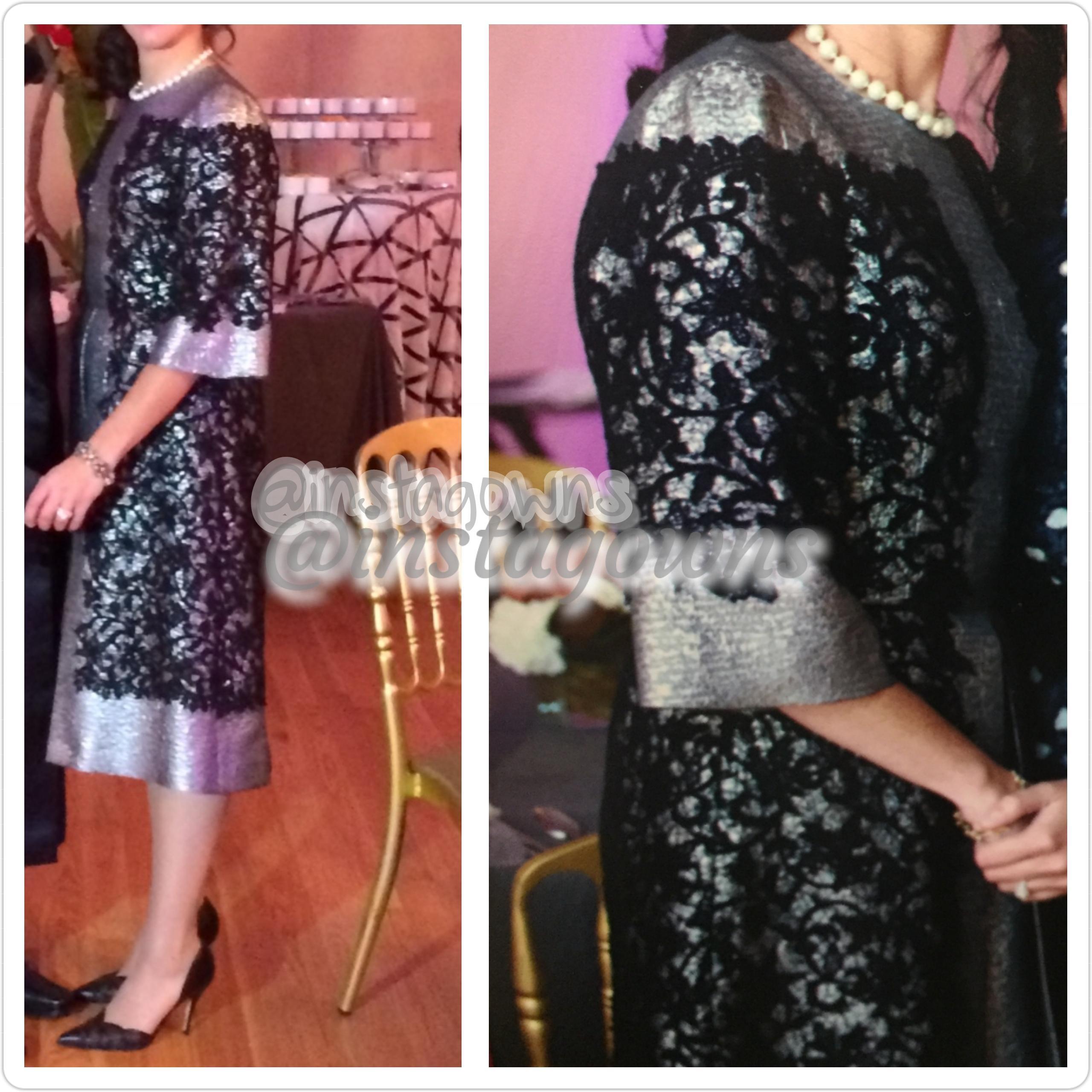 Dolce & Gabbana's Signature Piece Style Silver & Black Sophisticated Elegant Dress for Sale