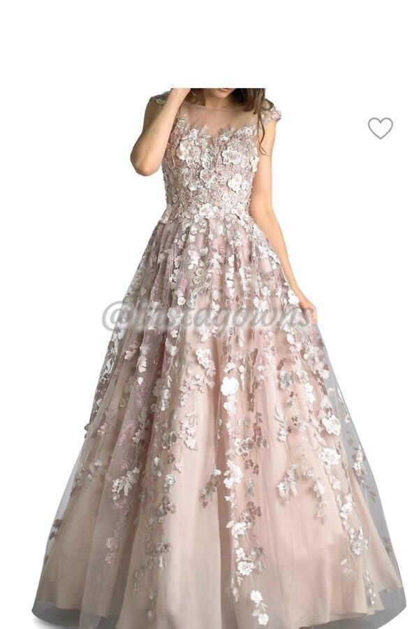 Beautiful blush Gown for sale