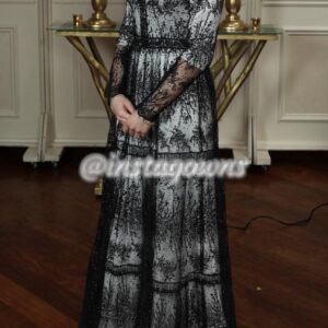 Black & White Gown for Sale
