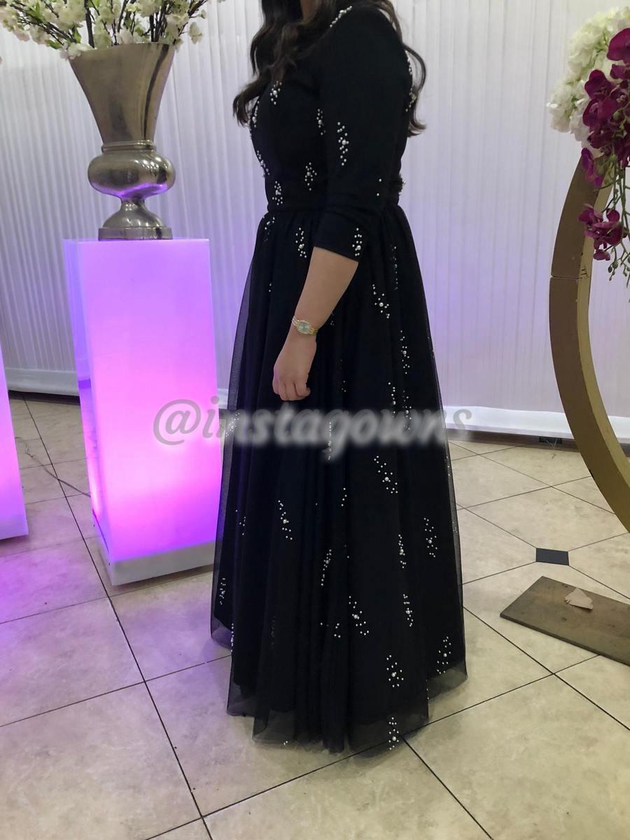 Black Beautiful Tulle Gown for Sale