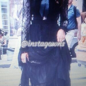 Miris Black and Gold/Nude Lace Gown for Rent or Sale
