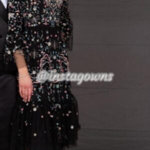 Beautiful Tulle with Colored Embroidery Dress for Sale