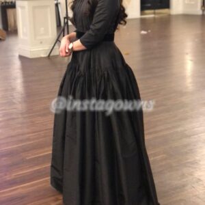 Black Silhouette Gown for Sale