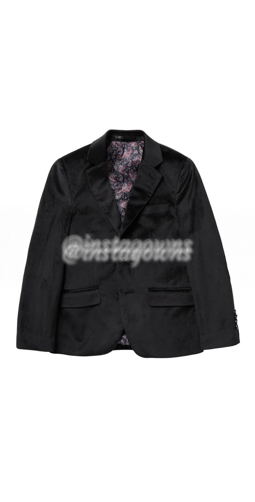 4 Isaac Mizrahi Black velvet boys Blazers for Rent for Sale