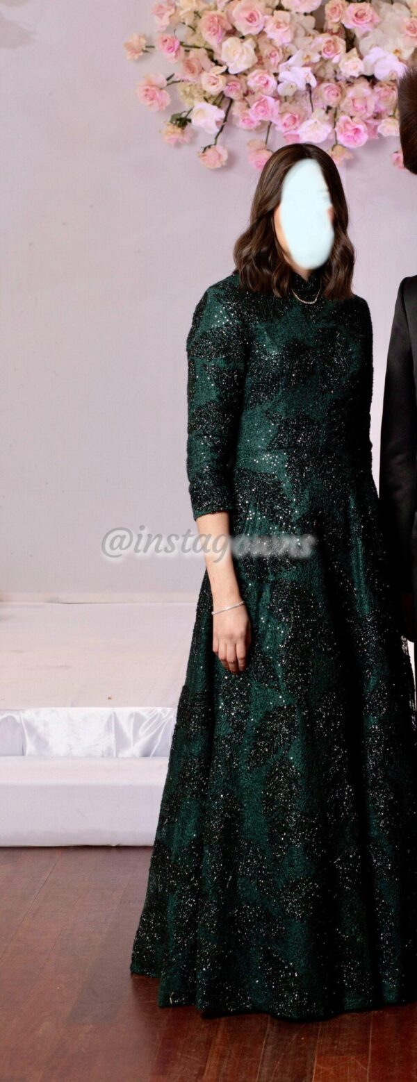 Gorgeous green lace Gown for sale