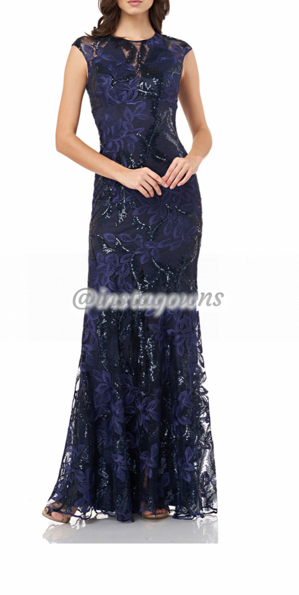 Carmen Marc Valvo Infusion evening Gown for sale